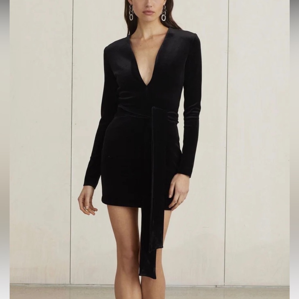 BEC & BRIDGE Black Mini Long Sleeve Dress - Like New